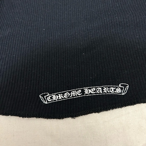 CHROME HEARTS Script Logo Tank Top 'Black' - Picture 12 of 14